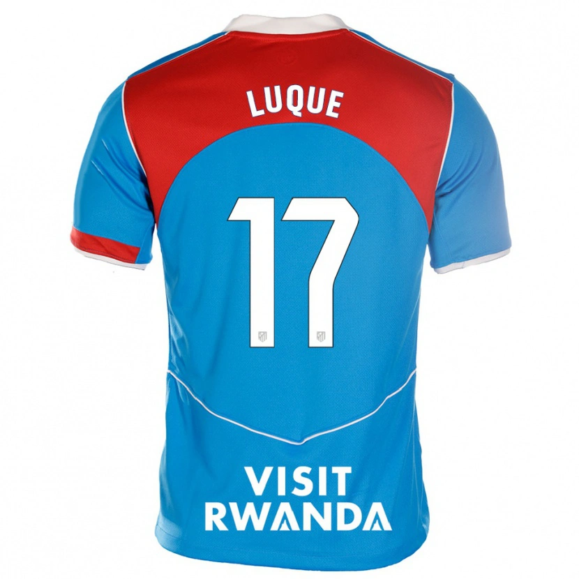 Danxen Męski Iker Luque #17 Niebiesko-Biały Trzeci Komplet Koszulka 2025/26 Koszulki Klubowe