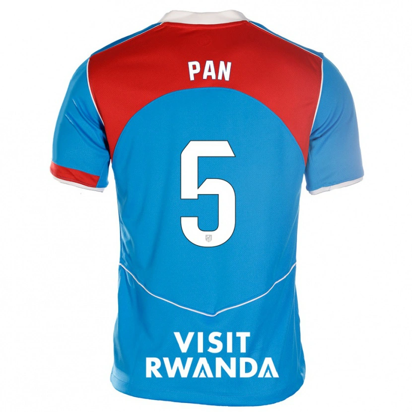 Danxen Męski Pablo Pan #5 Niebiesko-Biały Trzeci Komplet Koszulka 2025/26 Koszulki Klubowe
