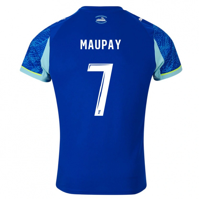 Danxen Męski Neal Maupay #7 Błękitno-Biały Trzeci Komplet Koszulka 2025/26 Koszulki Klubowe