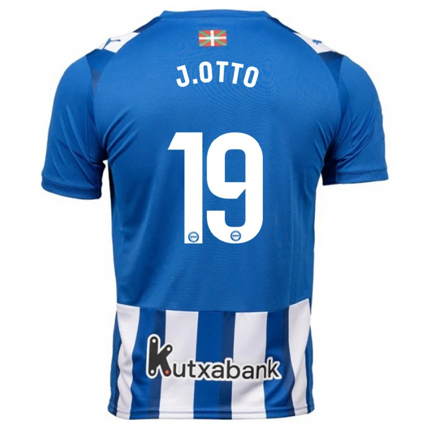 Danxen Kobiety Jonny Otto #19 Niebiesko-Biały Domowa Koszulka 2025/26 Koszulki Klubowe