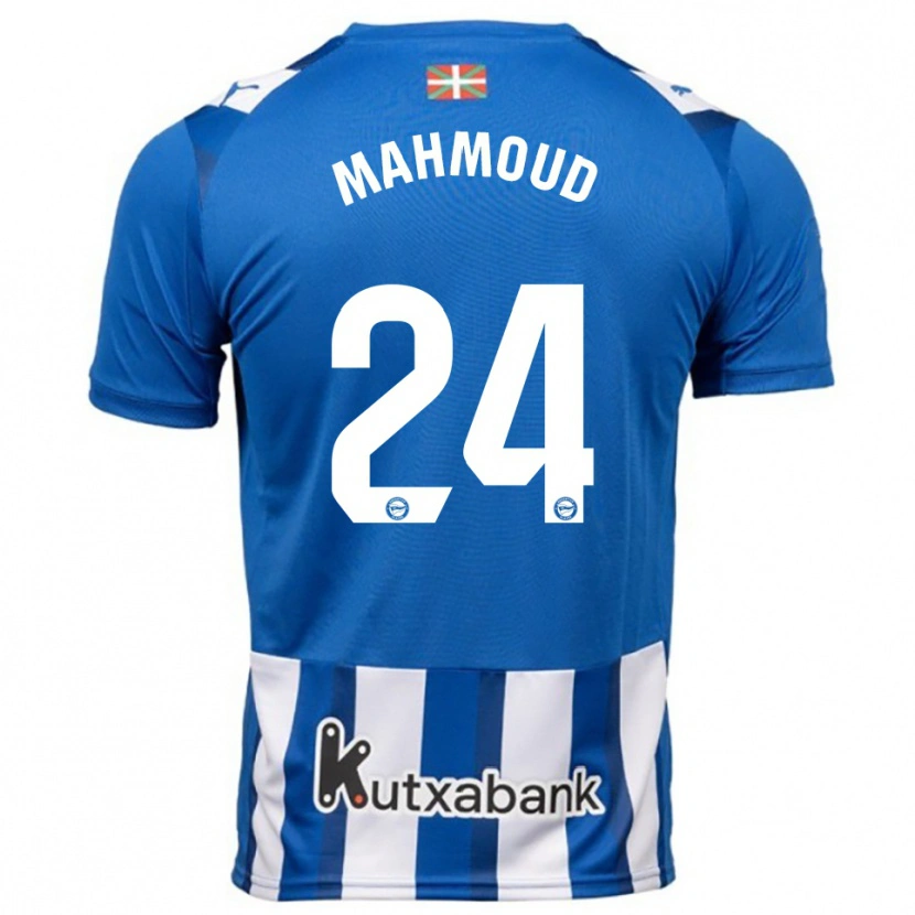 Danxen Kobiety Abdallahi Mahmoud #24 Niebiesko-Biały Domowa Koszulka 2025/26 Koszulki Klubowe