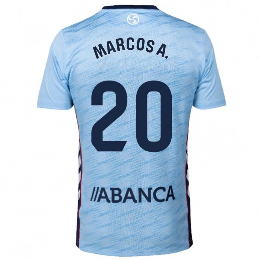Danxen Kobiety Marcos Alonso #20 Błękitno-Czerwony Domowa Koszulka 2025/26 Koszulki Klubowe