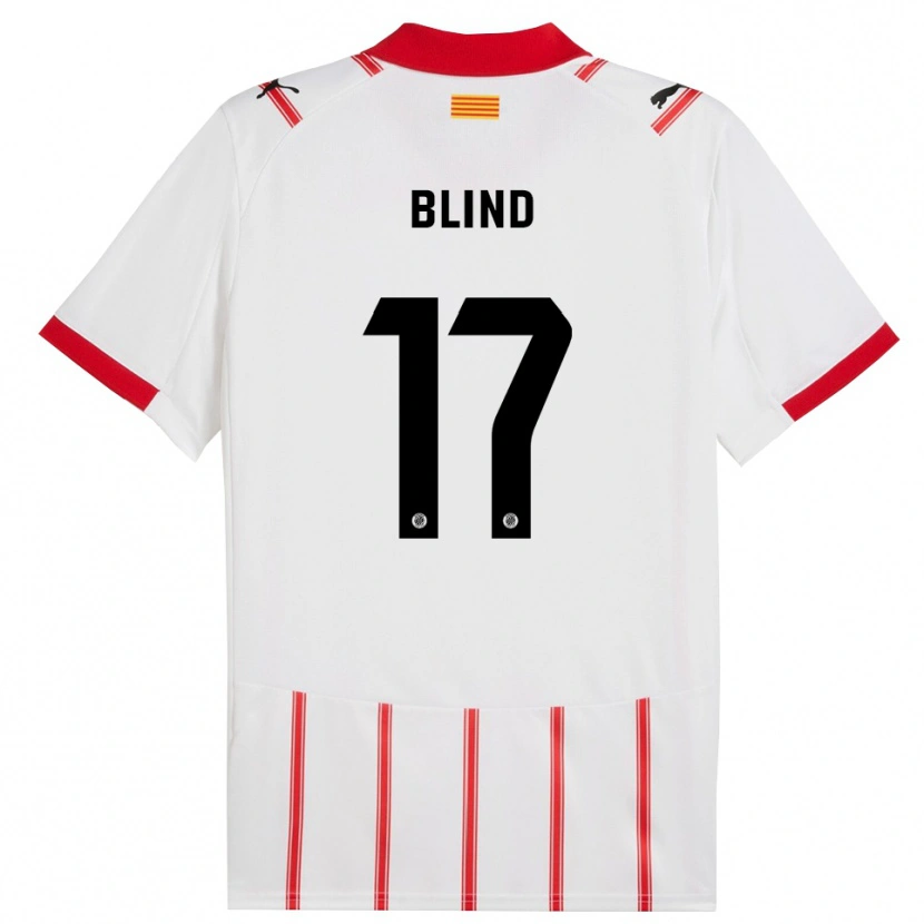 Danxen Kobiety Daley Blind #17 Biało-Czerwony Domowa Koszulka 2025/26 Koszulki Klubowe
