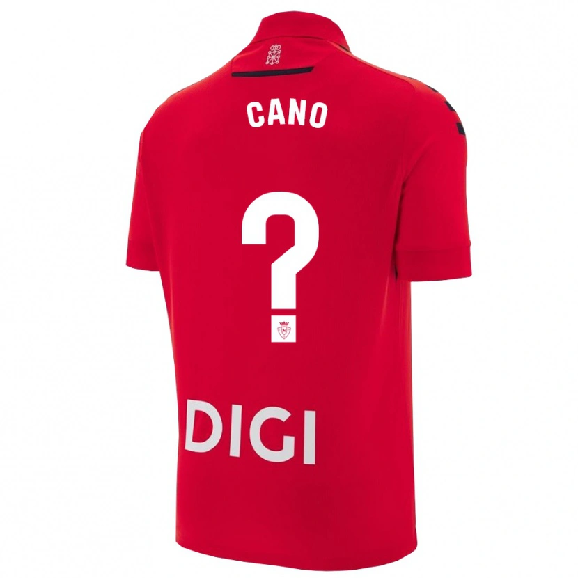 Danxen Kobiety Javi Caño #0 Czerwono-Czarny Domowa Koszulka 2025/26 Koszulki Klubowe