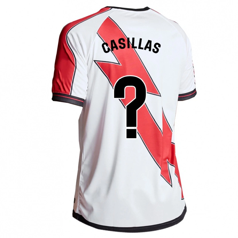 Danxen Kobiety Marcos Casillas #0 Biało-Czerwony Domowa Koszulka 2025/26 Koszulki Klubowe
