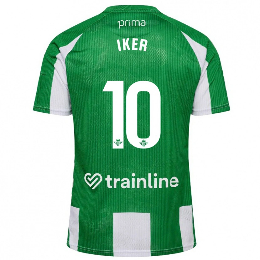 Danxen Kobiety Iker Losada #10 Zielono-Biały Domowa Koszulka 2025/26 Koszulki Klubowe