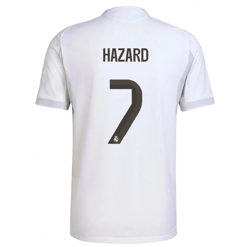 Danxen Kobiety Eden Hazard #7 Biało-Żółty Domowa Koszulka 2025/26 Koszulki Klubowe