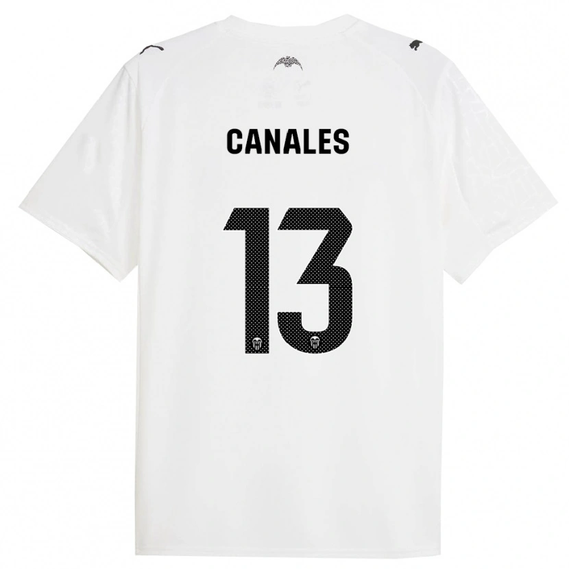 Danxen Kobiety Antonia Canales #13 Biało-Czarny Domowa Koszulka 2025/26 Koszulki Klubowe