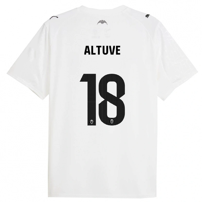 Danxen Kobiety Oriana Altuve #18 Biało-Czarny Domowa Koszulka 2025/26 Koszulki Klubowe
