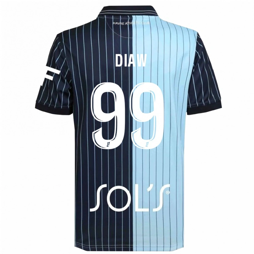 Danxen Kobiety Mory Diaw #99 Granatowo-Błękitny Domowa Koszulka 2025/26 Koszulki Klubowe