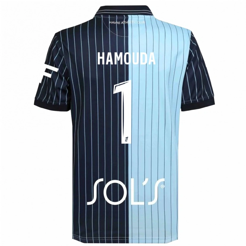 Danxen Kobiety Adel Hamouda #1 Granatowo-Błękitny Domowa Koszulka 2025/26 Koszulki Klubowe
