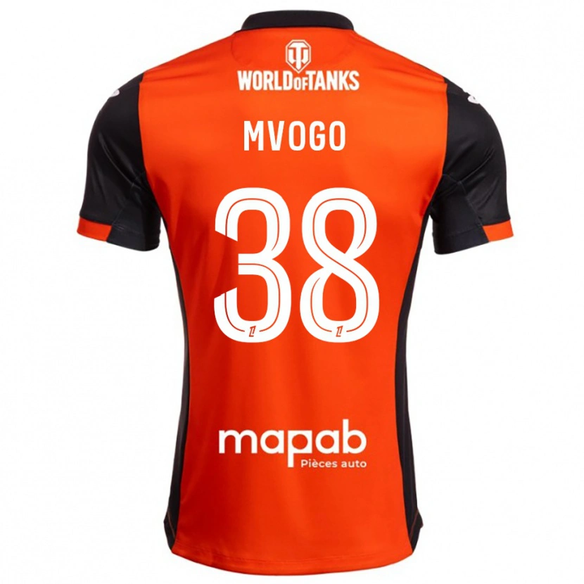 Danxen Kobiety Yvon Mvogo #38 Czarno-Pomarańczowy Domowa Koszulka 2025/26 Koszulki Klubowe