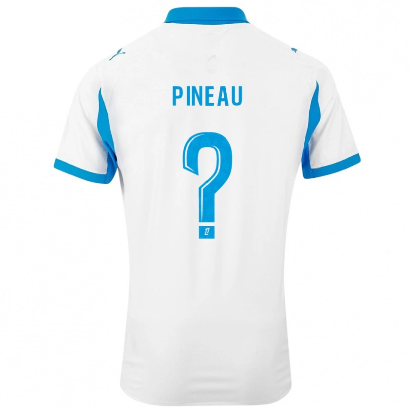 Danxen Kobiety Marlon Pineau #0 Biało-Błękitny Domowa Koszulka 2025/26 Koszulki Klubowe