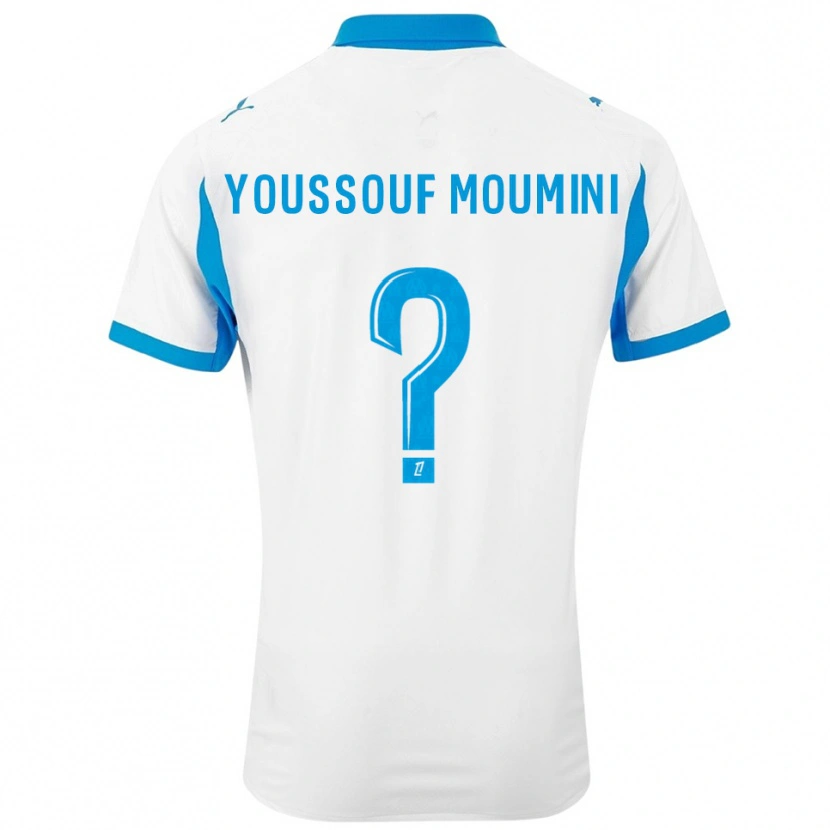 Danxen Kobiety Yakine Youssouf Moumini #0 Biało-Błękitny Domowa Koszulka 2025/26 Koszulki Klubowe
