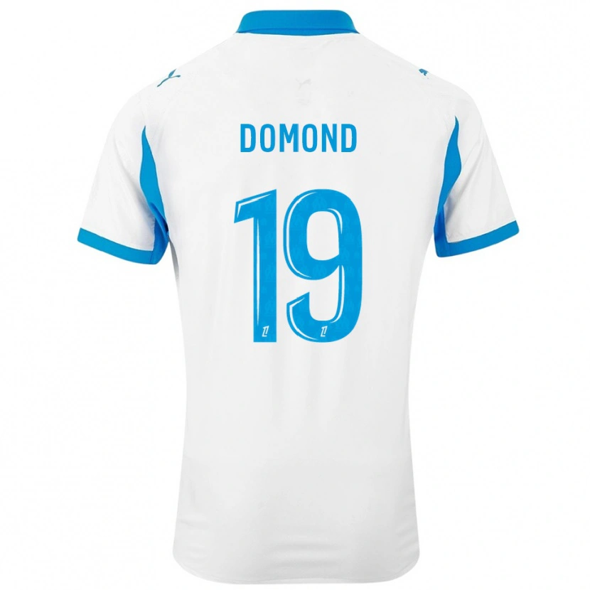 Danxen Kobiety Chelsea Domond #19 Biało-Błękitny Domowa Koszulka 2025/26 Koszulki Klubowe