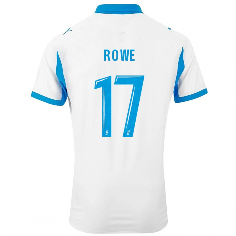 Danxen Kobiety Jonathan Rowe #17 Biało-Błękitny Domowa Koszulka 2025/26 Koszulki Klubowe