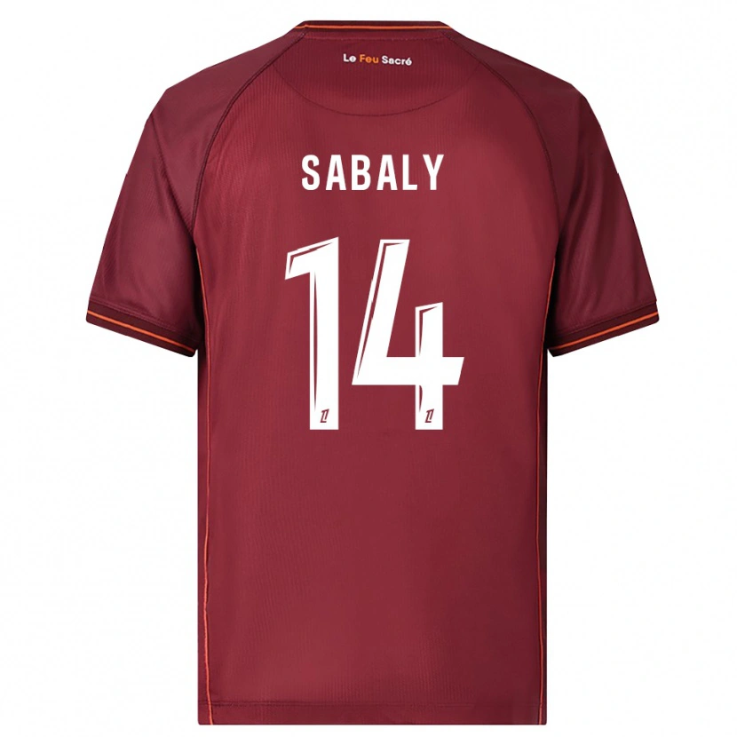 Danxen Kobiety Cheikh Sabaly #14 Bordowo-Biały Domowa Koszulka 2025/26 Koszulki Klubowe