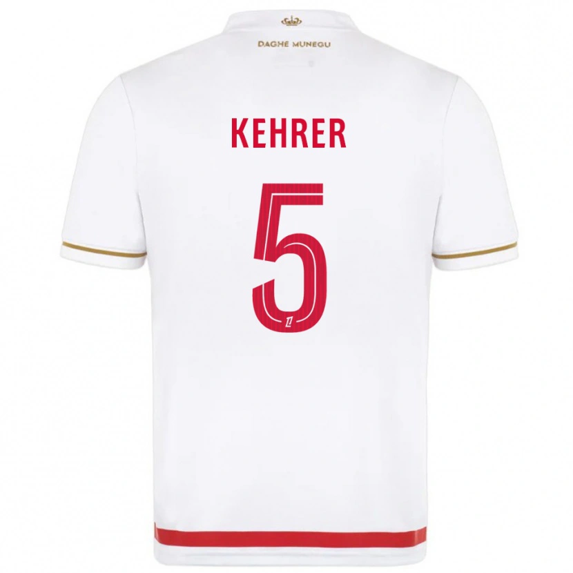 Danxen Kobiety Thilo Kehrer #5 Czerwono-Biały Domowa Koszulka 2025/26 Koszulki Klubowe