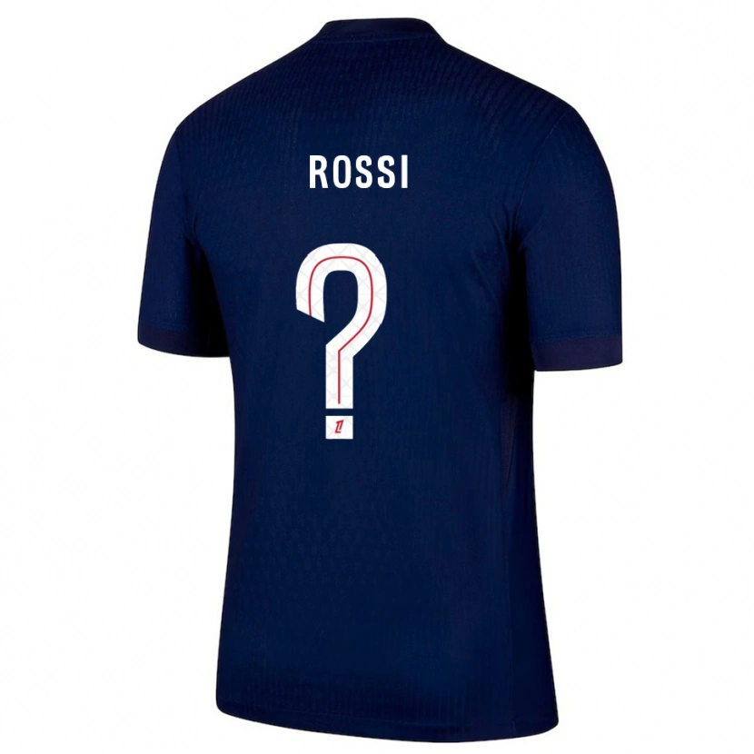 Danxen Kobiety Fanny Rossi #0 Granatowo-Czerwony Domowa Koszulka 2025/26 Koszulki Klubowe