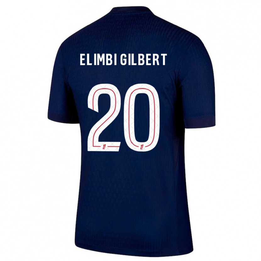 Danxen Kobiety Tara Elimbi Gilbert #20 Granatowo-Czerwony Domowa Koszulka 2025/26 Koszulki Klubowe