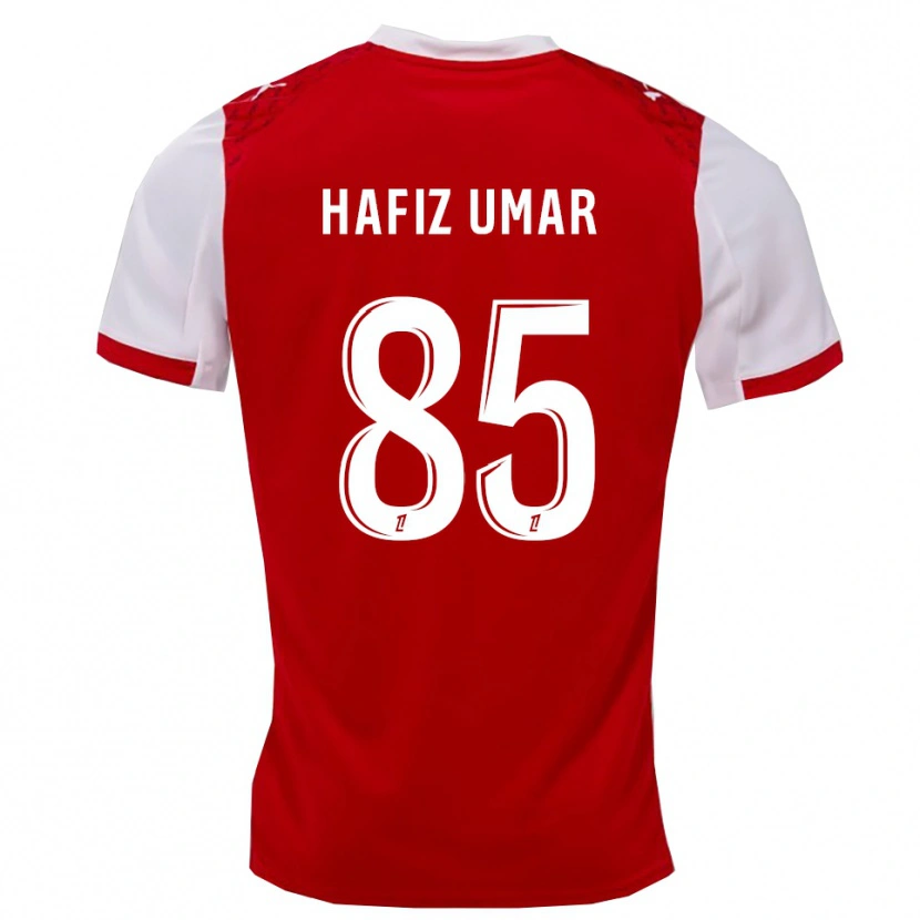 Danxen Kobiety Ibrahim Hafiz Umar #85 Czerwono-Biały Domowa Koszulka 2025/26 Koszulki Klubowe