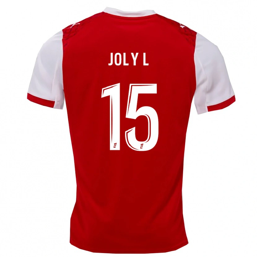 Danxen Kobiety Lou Ann Joly #15 Czerwono-Biały Domowa Koszulka 2025/26 Koszulki Klubowe