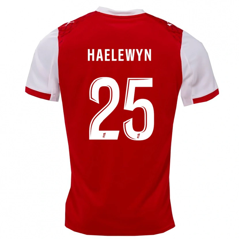 Danxen Kobiety Marion Haelewyn #25 Czerwono-Biały Domowa Koszulka 2025/26 Koszulki Klubowe