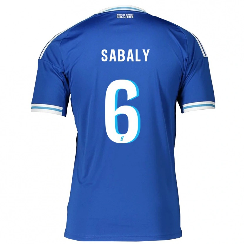 Danxen Kobiety Idrissa Sabaly #6 Niebiesko-Biały Domowa Koszulka 2025/26 Koszulki Klubowe