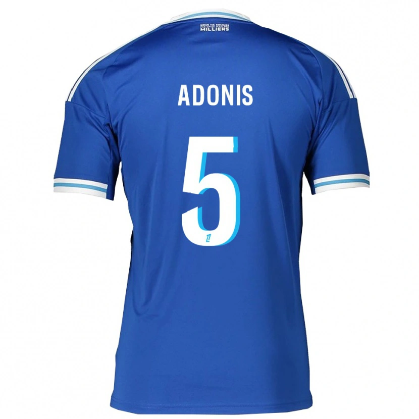 Danxen Kobiety Erwan Adonis #5 Niebiesko-Biały Domowa Koszulka 2025/26 Koszulki Klubowe
