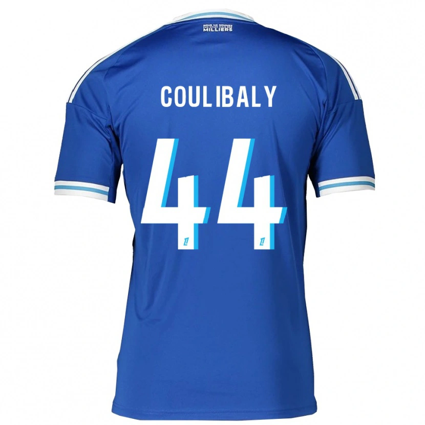 Danxen Kobiety Soumaïla Coulibaly #44 Niebiesko-Biały Domowa Koszulka 2025/26 Koszulki Klubowe