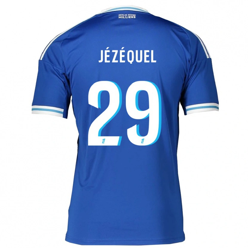 Danxen Kobiety Emmy Jézéquel #29 Niebiesko-Biały Domowa Koszulka 2025/26 Koszulki Klubowe