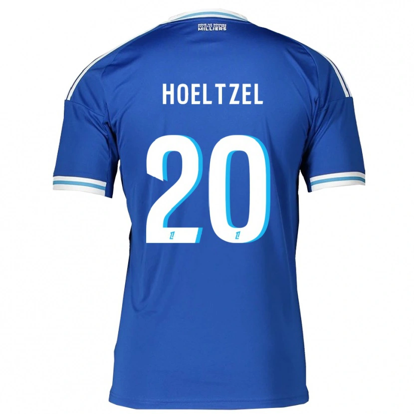 Danxen Kobiety Mégane Hoeltzel #20 Niebiesko-Biały Domowa Koszulka 2025/26 Koszulki Klubowe