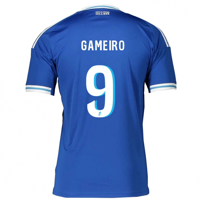 Danxen Kobiety Kévin Gameiro #9 Niebiesko-Biały Domowa Koszulka 2025/26 Koszulki Klubowe
