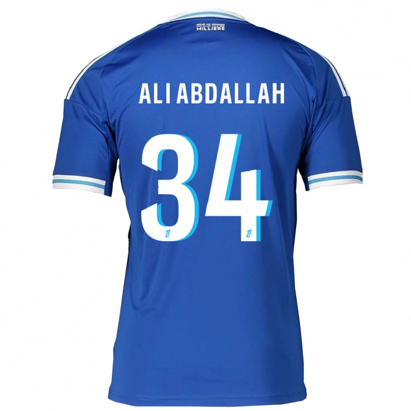 Danxen Kobiety Aboubacar Ali Abdallah #34 Niebiesko-Biały Domowa Koszulka 2025/26 Koszulki Klubowe