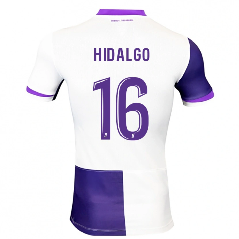Danxen Kobiety Santiago Hidalgo #16 Fioletowo-Biały Domowa Koszulka 2025/26 Koszulki Klubowe