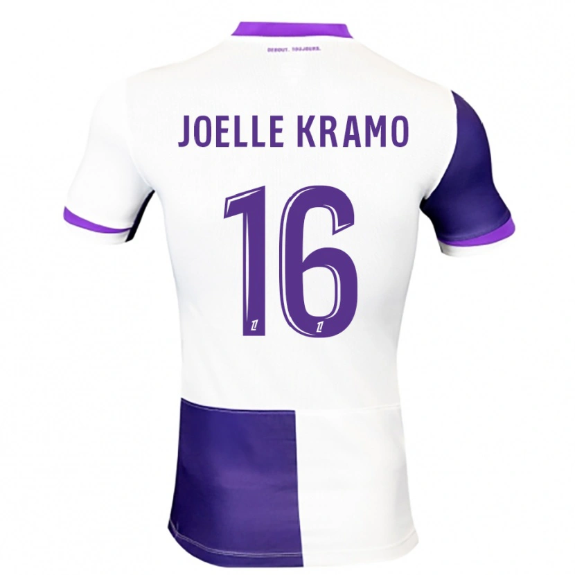 Danxen Kobiety Marie Joelle Kramo #16 Fioletowo-Biały Domowa Koszulka 2025/26 Koszulki Klubowe