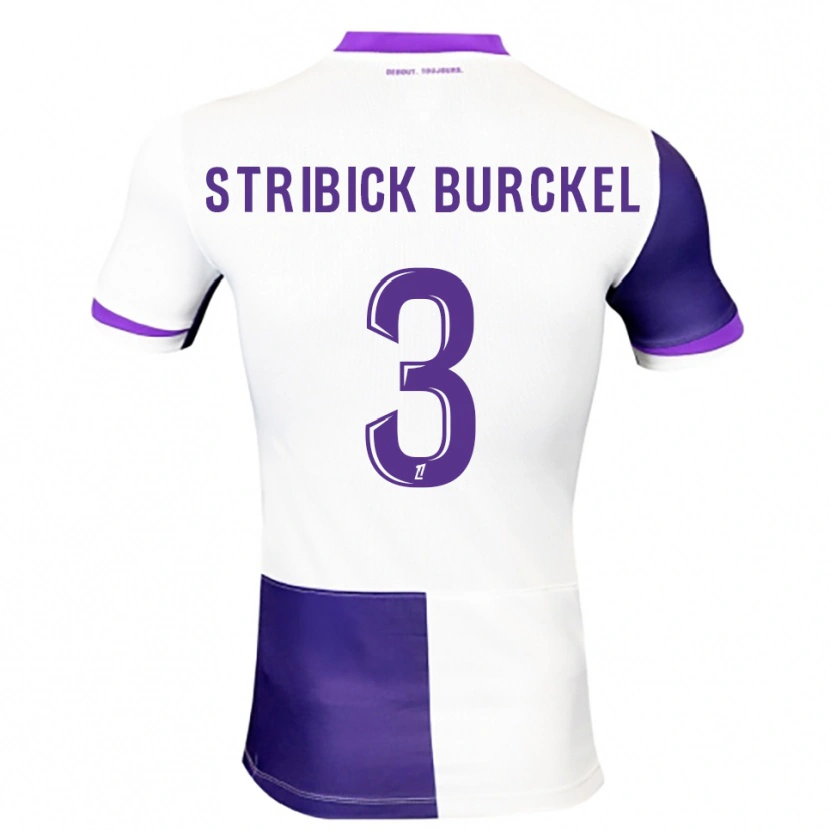 Danxen Kobiety Laetitia Stribick-Burckel #3 Fioletowo-Biały Domowa Koszulka 2025/26 Koszulki Klubowe