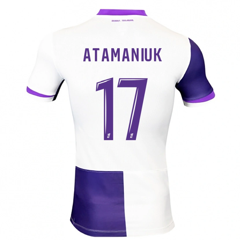 Danxen Kobiety Alexandra Atamaniuk #17 Fioletowo-Biały Domowa Koszulka 2025/26 Koszulki Klubowe