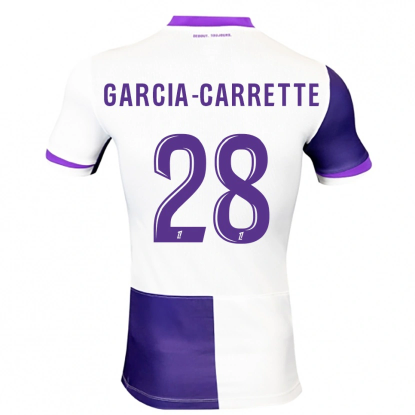 Danxen Kobiety Hortense Garcia-Carrette #28 Fioletowo-Biały Domowa Koszulka 2025/26 Koszulki Klubowe