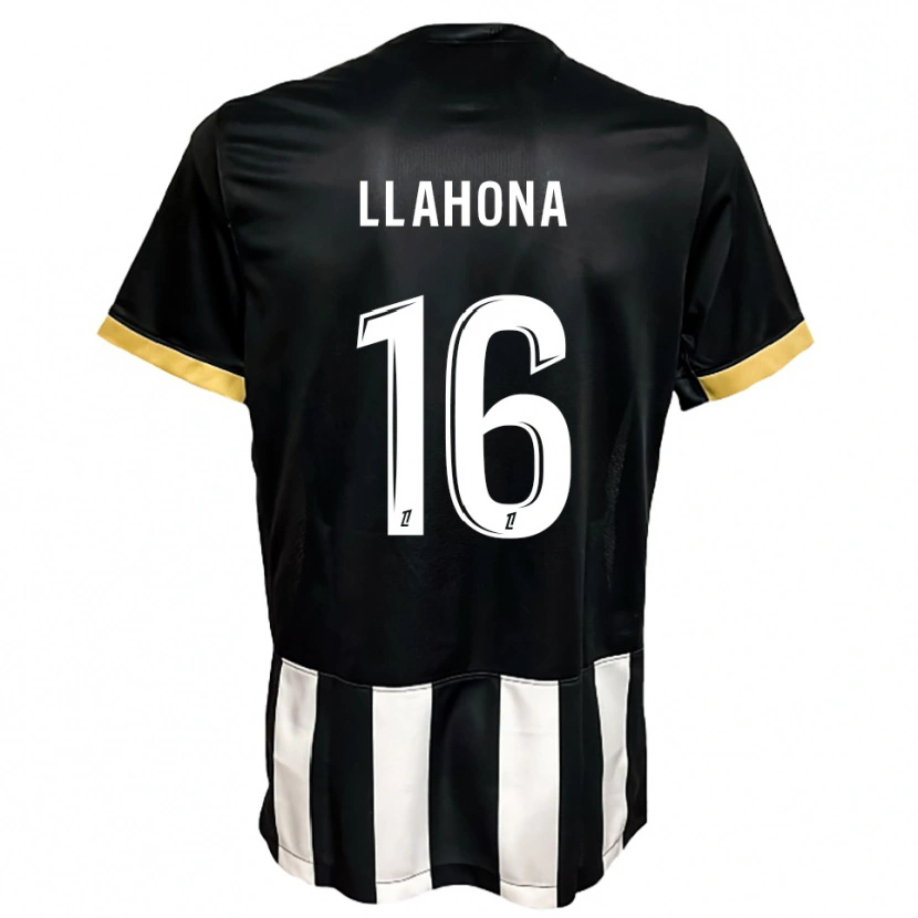 Danxen Kobiety Yann Llahona #16 Czarno-Biały Domowa Koszulka 2025/26 Koszulki Klubowe