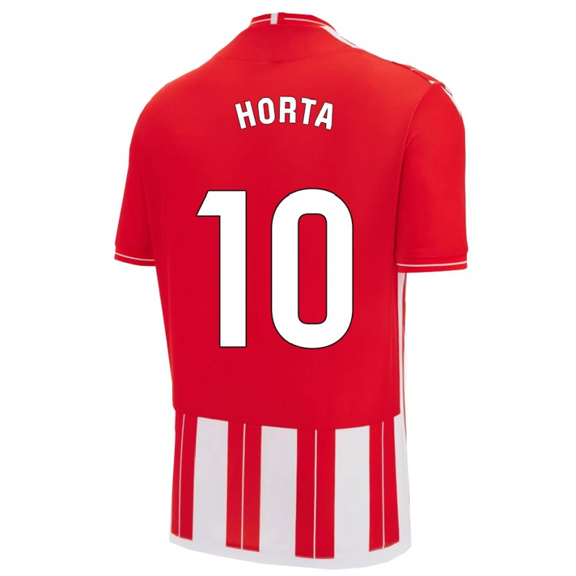 Danxen Kobiety André Horta #10 Czerwono-Biały Domowa Koszulka 2025/26 Koszulki Klubowe