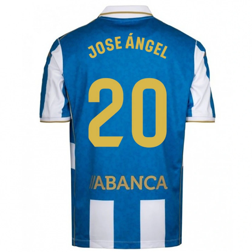 Danxen Kobiety José Ángel Jurado #20 Biało-Niebieski Domowa Koszulka 2025/26 Koszulki Klubowe