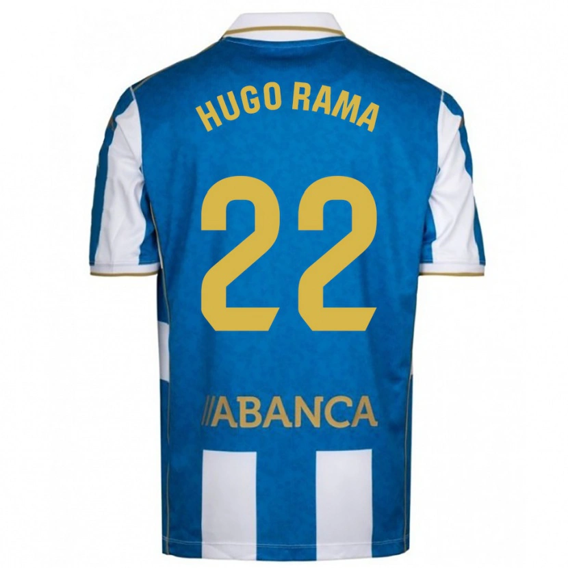 Danxen Kobiety Hugo Rama #22 Biało-Niebieski Domowa Koszulka 2025/26 Koszulki Klubowe