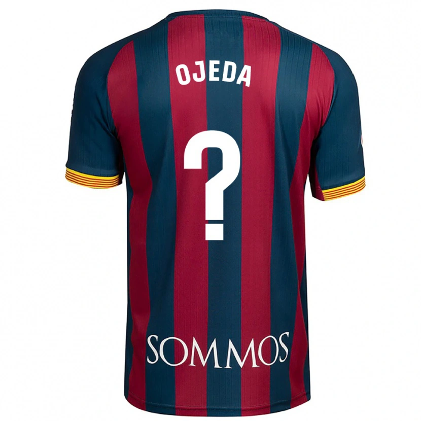 Danxen Kobiety Raúl Ojeda #0 Granatowo-Czerwony Domowa Koszulka 2025/26 Koszulki Klubowe