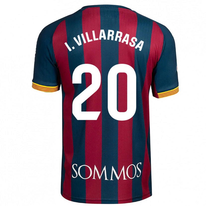 Danxen Kobiety Ignasi Vilarrasa #20 Granatowo-Czerwony Domowa Koszulka 2025/26 Koszulki Klubowe