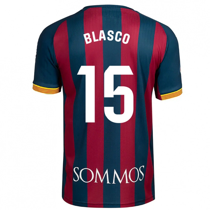 Danxen Kobiety Jeremy Blasco #15 Granatowo-Czerwony Domowa Koszulka 2025/26 Koszulki Klubowe