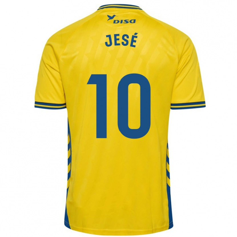 Danxen Kobiety Jesé #10 Żółto-Niebieski Domowa Koszulka 2025/26 Koszulki Klubowe