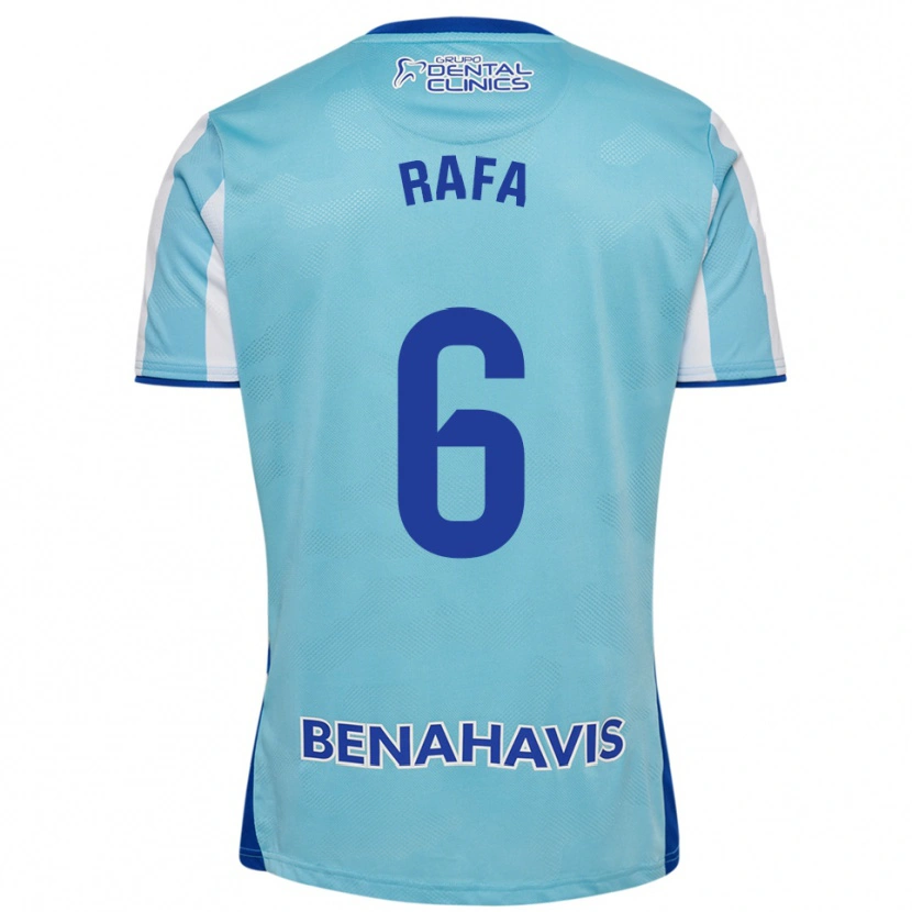 Danxen Kobiety Rafa Rodríguez #6 Błękitno-Biały Domowa Koszulka 2025/26 Koszulki Klubowe
