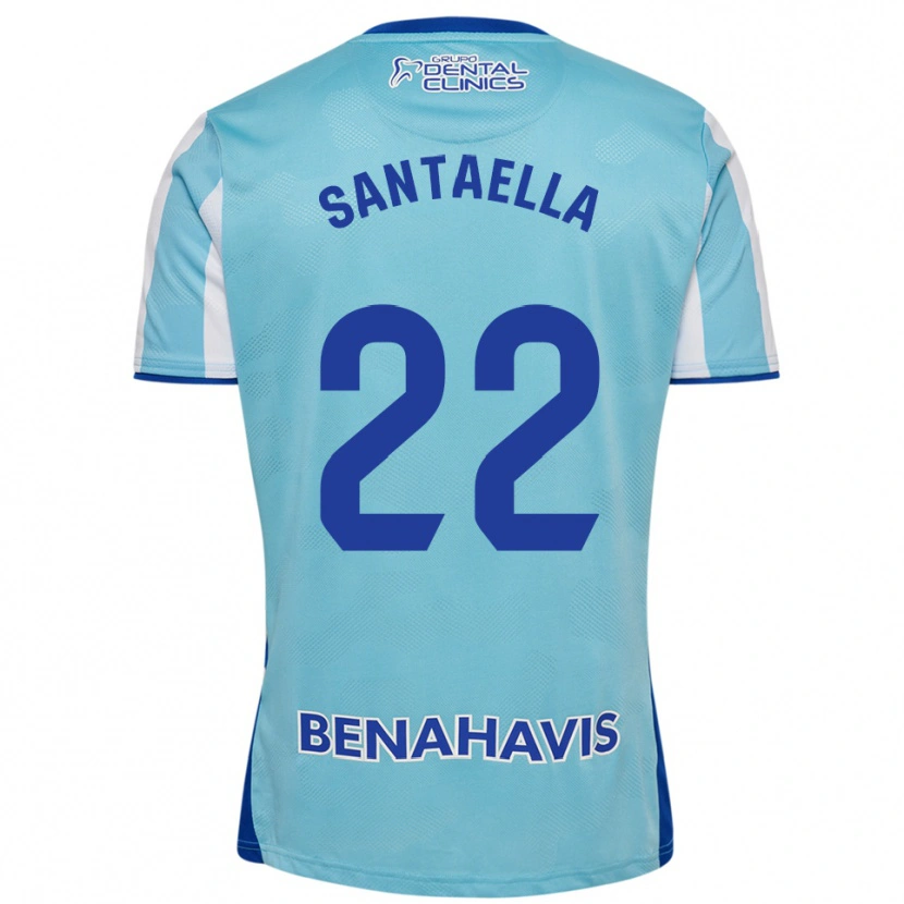 Danxen Kobiety Miguel Santaella #22 Błękitno-Biały Domowa Koszulka 2025/26 Koszulki Klubowe