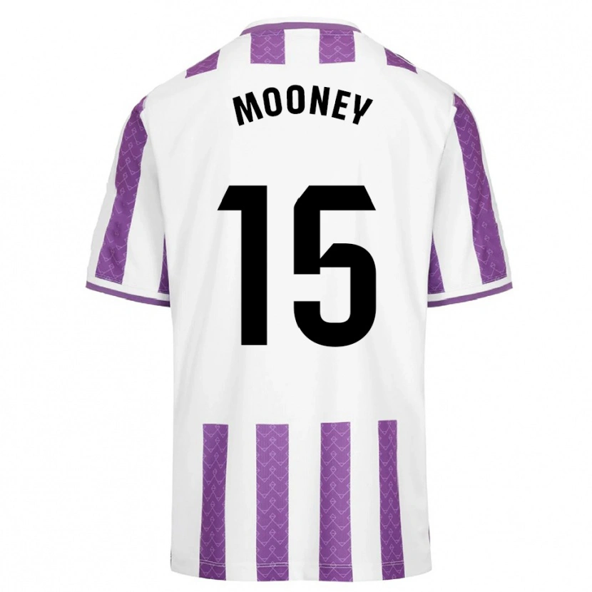 Danxen Kobiety Fionn Mooney #15 Fioletowo-Biały Domowa Koszulka 2025/26 Koszulki Klubowe